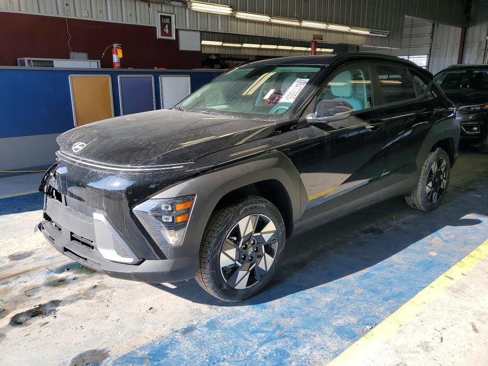 2025 Hyundai Kona VIN KM8HCCAB2SU322416 COPART salvage auction — FRONT END, In - Certificate Of Title, sold $9,400 on 2026-07-27 (photo 1)