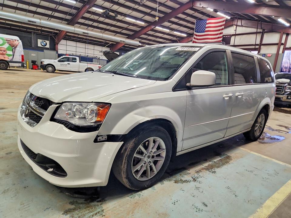 2016 Dodge Grand caravan VIN 2C4RDGCG0GR327706 COPART salvage auction — FRONT END, Wv - Certificate Of Title, sold $1,950 on 2026-07-10 (photo 1)