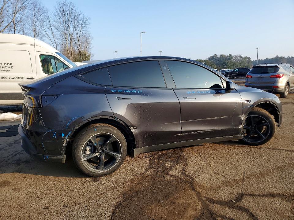 2026 Tesla Model y VIN 7SAYGDEE9TF526257 COPART salvage auction — ALL OVER, CT - CERT OF TITLE-SALVAGE, sold $13,100 on 2026-07-23 (photo 3)