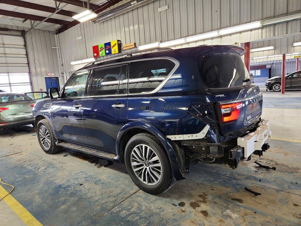 2022 Nissan Armada VIN JN8AY2BC2N9162087 COPART salvage auction — FRONT END, IN - BILL OF SALE - PARTS ONLY, sold $12,800 on 2026-07-27 (photo 2)