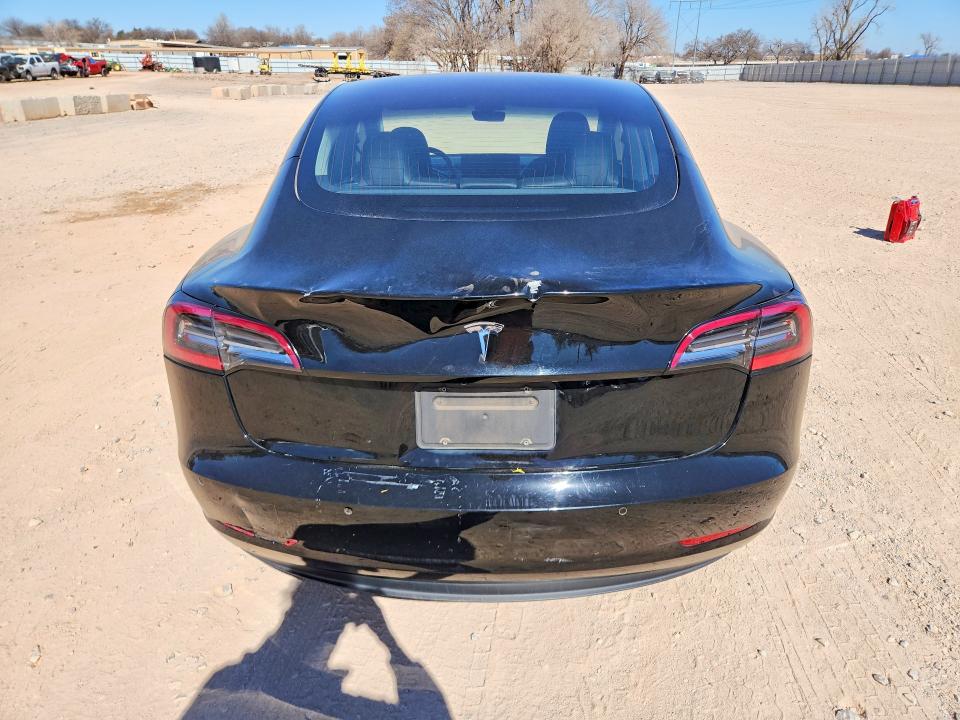 2019 Tesla Model 3 VIN 5YJ3E1EA7KF306090 COPART salvage auction — REAR END, Ok - Cert Of Title-Salvage, sold $550 on 2026-07-09 (photo 6)