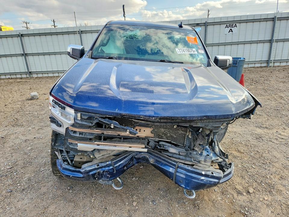 2022 Chevrolet Silverado VIN 2GCUDJED8N1514455 COPART salvage auction — Front End, TX - SALVAGE VEHICLE TITLE (P), sold $12,300 on 2026-06-24 (photo 5)