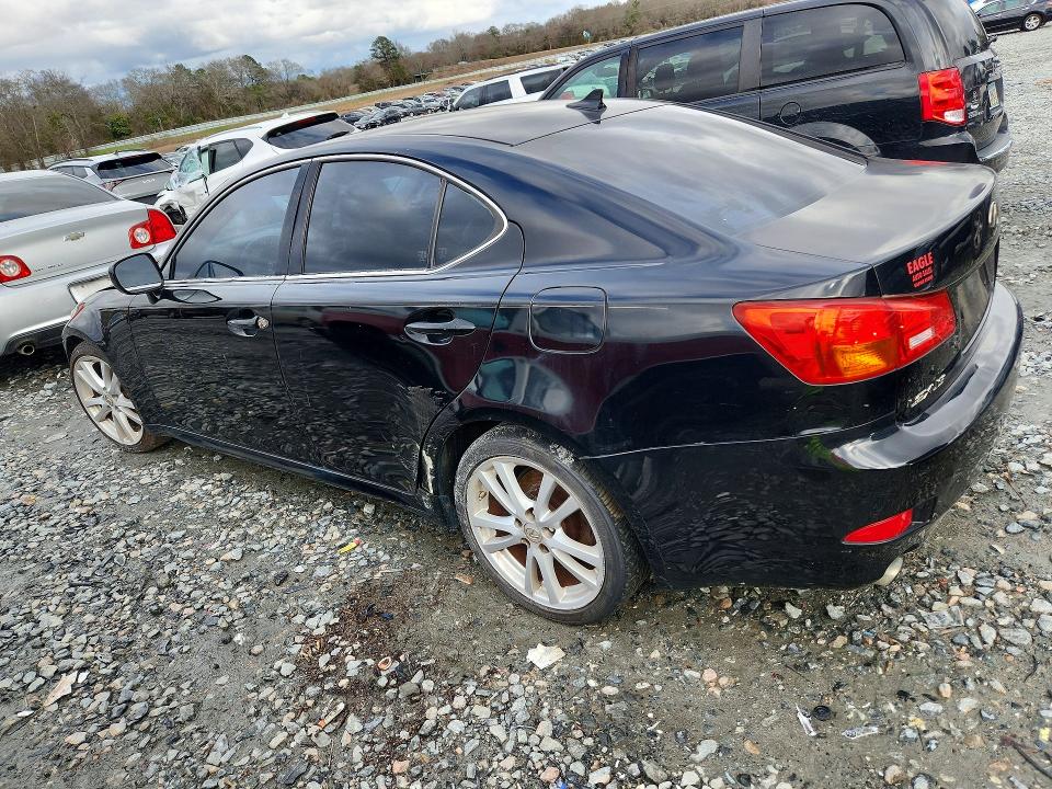2007 Lexus Is 250 VIN JTHBK262375036445 COPART salvage auction — NORMAL WEAR, Ga - Certificate Of Title (P), sold $375 on 2026-07-02 (photo 2)