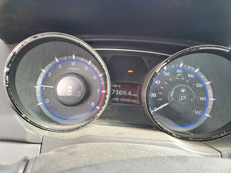 2014 Hyundai Sonata VIN 5NPEB4ACXEH922768 COPART salvage auction — FRONT END, Wv - Salvage Certificate, sold $425 on 2026-07-14 (photo 9)