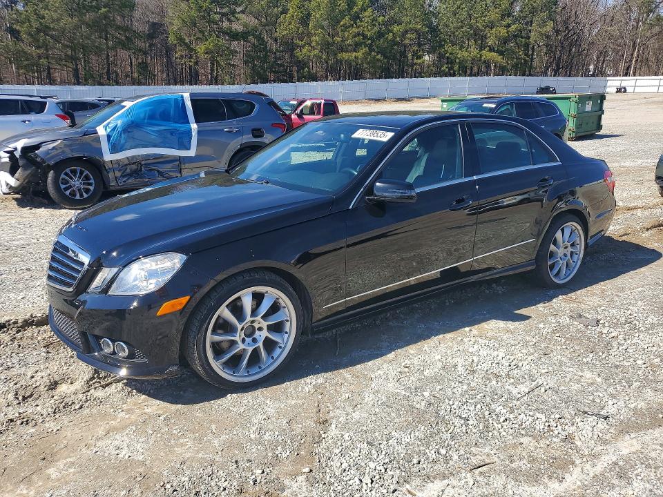 2010 Mercedes-benz E-class VIN WDDHF5GB7AA036999 COPART salvage auction — FRONT END, GA - CERT OF TITLE-SALVAGE, sold $625 on 2026-07-22 (photo 1)