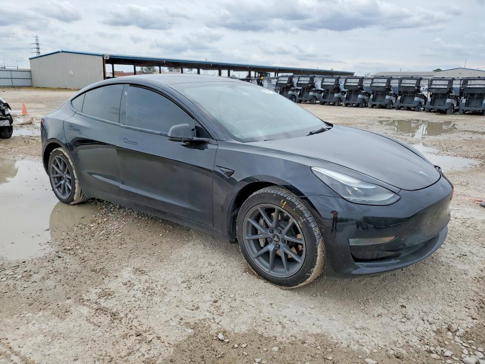 2022 Tesla Model 3 VIN 5YJ3E1EA8NF130896 COPART salvage auction — FRONT END, Tx - Salvage Vehicle Title, sold $9,300 on 2026-07-10 (photo 4)