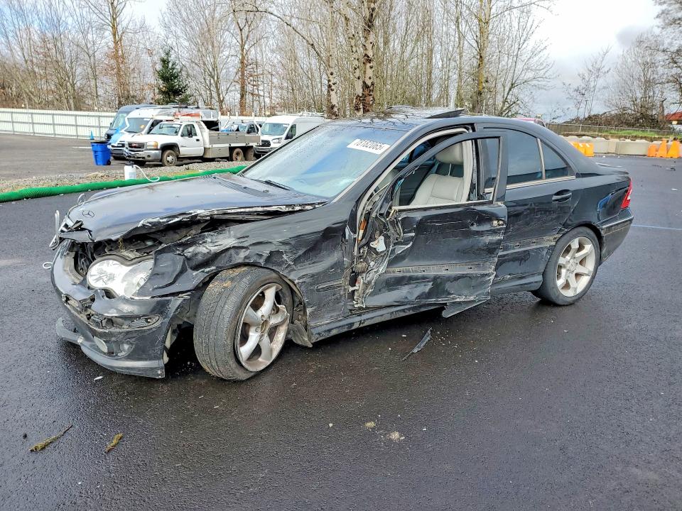 2006 Mercedes-benz C-klasse VIN WDBRF52H56F753551 COPART salvage auction — SIDE, Or - Salvage Title Certificate, sold $100 on 2026-08-19 (photo 1)