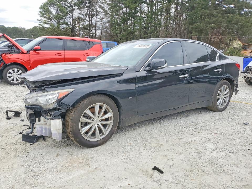 2015 Infiniti Q50 VIN JN1BV7AP1FM331804 COPART salvage auction — FRONT END, Ga - Cert Of Title-Salvage, sold $625 on 2026-07-27 (photo 1)
