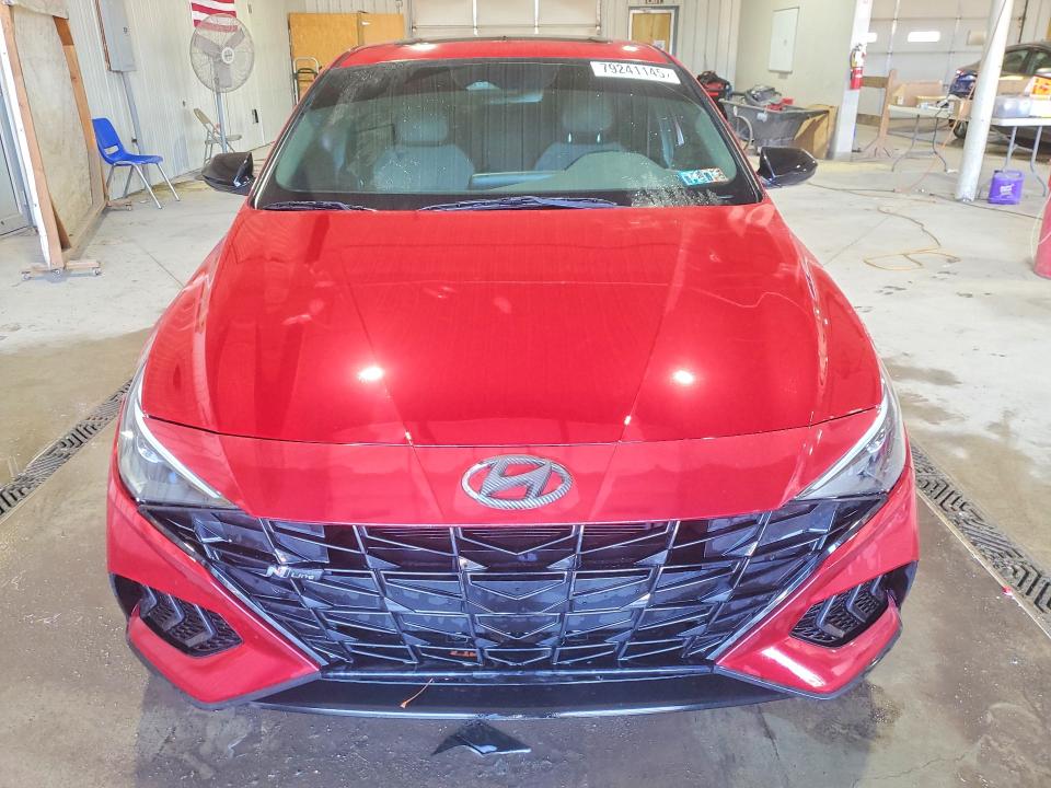 2021 Hyundai Elantra VIN KMHLR4AF7MU177507 COPART salvage auction — SIDE, Salvage Title, sold $3,400 on 2026-07-20 (photo 5)