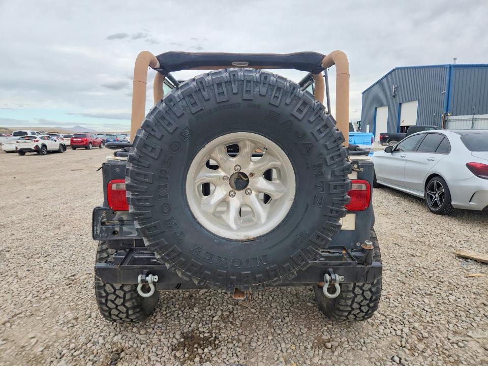 2001 Jeep Wrangler / VIN 1J4FA59S71P336191 COPART salvage auction — ROLLOVER, Ut - Salvage Certificate, sold $1,100 on 2026-07-24 (photo 6)