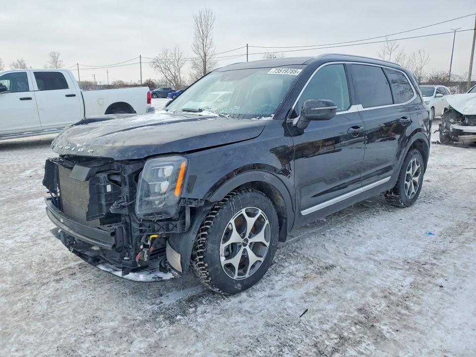 2022 Kia Telluride VIN 5XYP3DHCXNG288770 COPART salvage auction — FRONT END, Qc - Gravement Accidente, sold $6,900 on 2026-07-14 (photo 1)