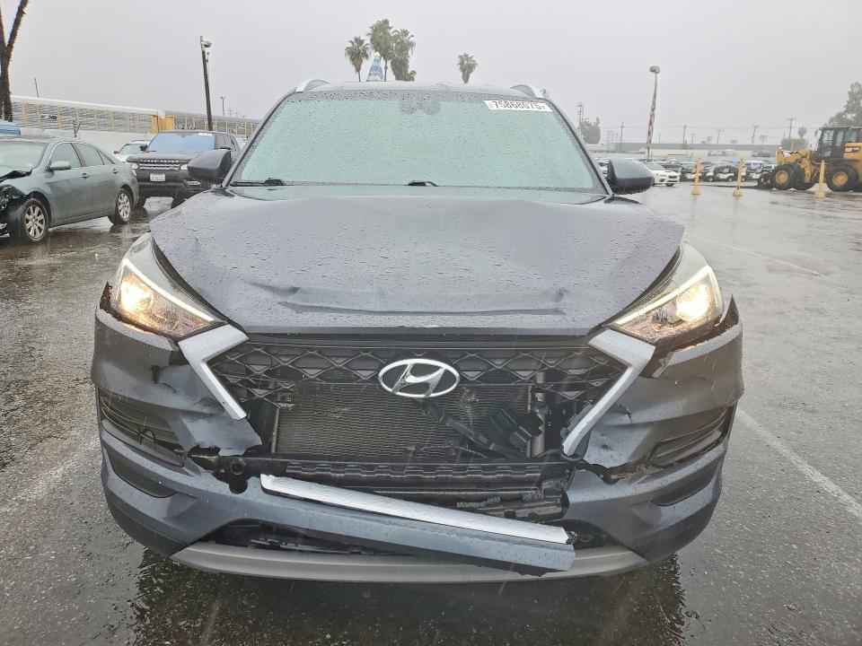 2019 Hyundai Tucson VIN KM8J33AL7KU879199 COPART salvage auction — FRONT END, Ca - Salvage Certificate, sold $3,650 on 2026-07-31 (photo 5)