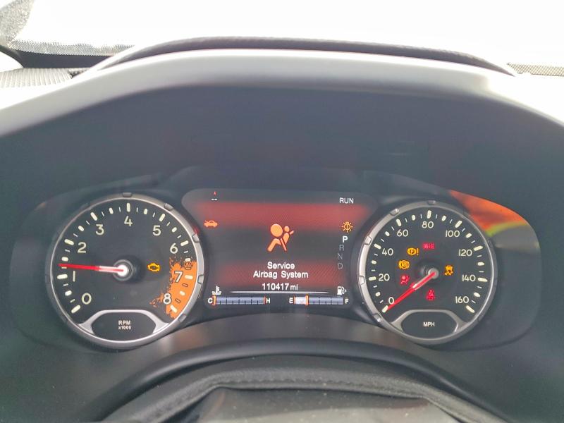 2016 Jeep Renegade VIN ZACCJBCT7GPD28614 COPART salvage auction — FRONT END, Il - Salvage Certificate, sold $1,100 on 2026-07-15 (photo 9)