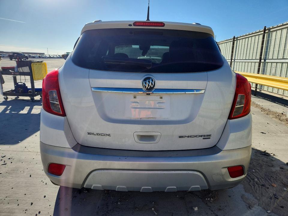 2014 Buick Encore VIN KL4CJGSB9EB557187 COPART salvage auction — FRONT END, Tx - Salvage Vehicle Title, sold $950 on 2026-07-10 (photo 6)