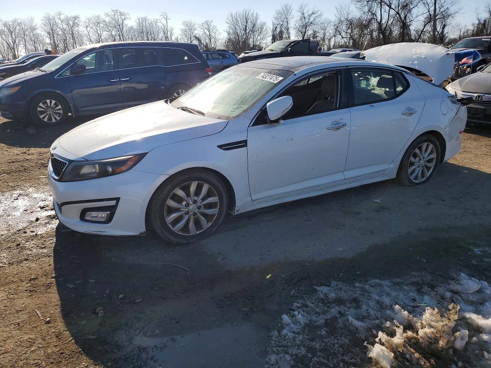 2015 Kia Optima VIN 5XXGN4A70FG426359 COPART salvage auction — REAR END, Salvage Title, sold $375 on 2026-07-16 (photo 1)