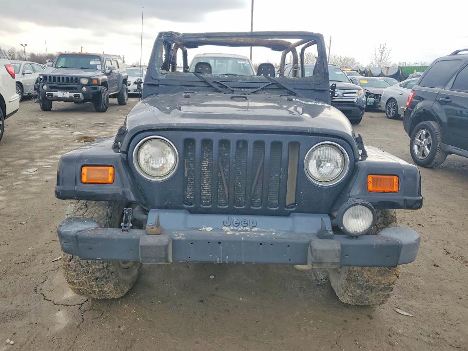2001 Jeep Wrangler / VIN 1J4FA59S51P350462 COPART salvage auction — INTERIOR BURN, In - Bill Of Sale - Parts Only, sold $850 on 2026-07-02 (photo 5)