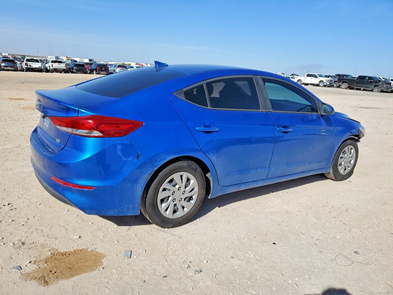 2017 Hyundai Elantra VIN 5NPD74LF2HH164854 COPART salvage auction — Front End, TX - CERTIFICATE OF TITLE (P), sold $1,050 on 2026-07-01 (photo 3)
