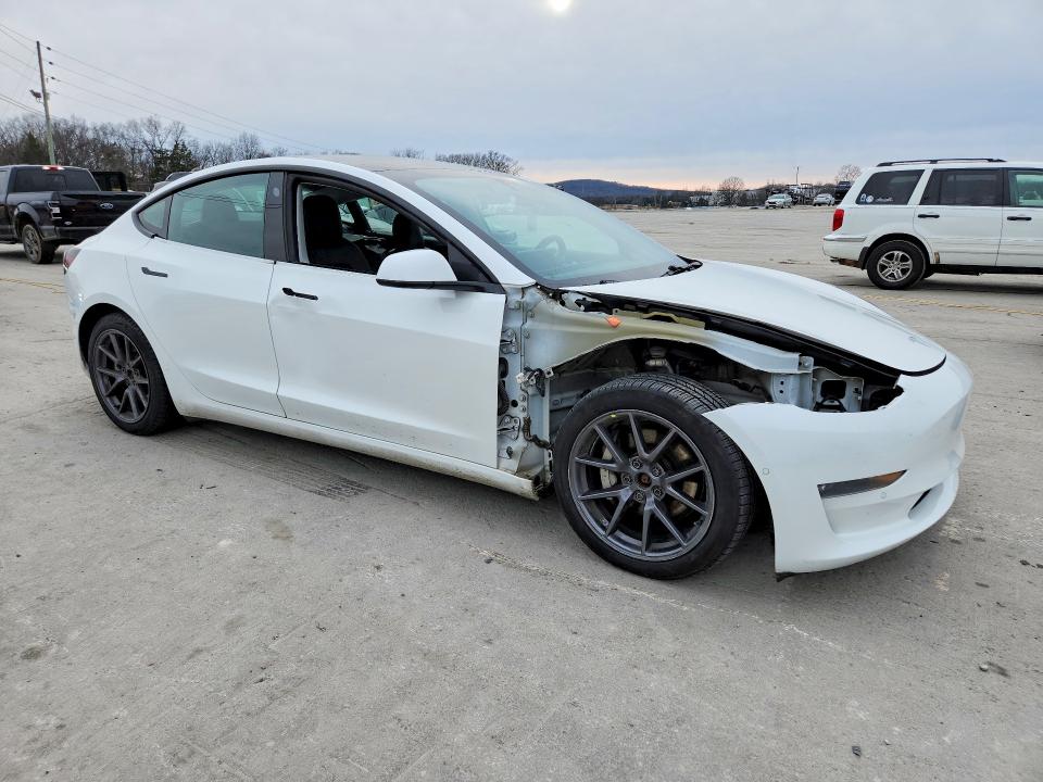 2021 Tesla Model 3 VIN 5YJ3E1EB5MF066176 COPART salvage auction — FRONT END, Tn - Salvage Certificate, sold $6,500 on 2026-08-03 (photo 4)