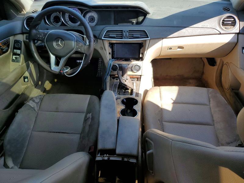 2012 Mercedes-benz C-klasse VIN WDDGF4HB8CR217649 COPART salvage auction — FRONT END, Salvage Title, sold $50 on 2026-07-28 (photo 8)