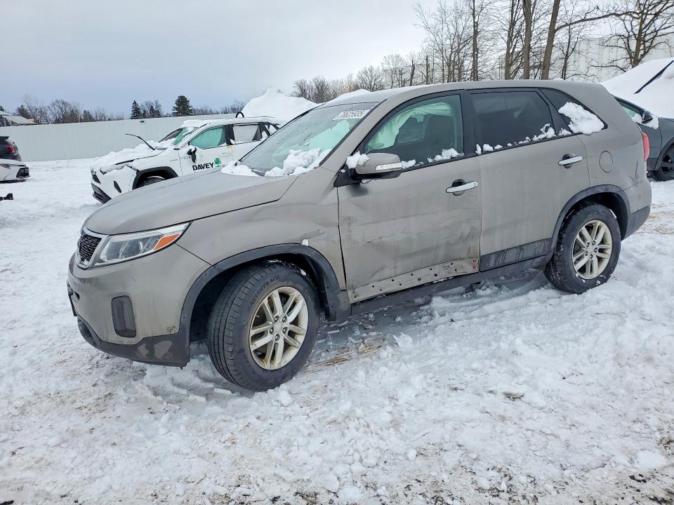2014 Kia Sorento VIN 5XYKT3A67EG519603 COPART salvage auction — SIDE, Ny - Mv907A-Parts Only, sold $800 on 2026-07-15 (photo 1)