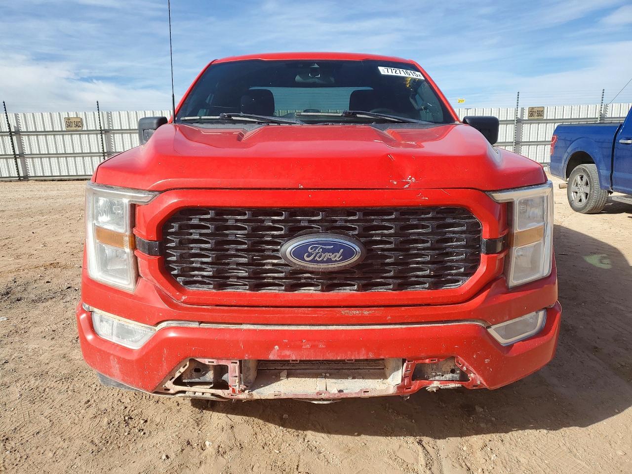 2021 Ford F-150 VIN 1FTEX1CP1MKD60842 COPART salvage auction — Front End, TX - CERTIFICATE OF TITLE, sold $5,300 on 2026-07-01 (photo 5)