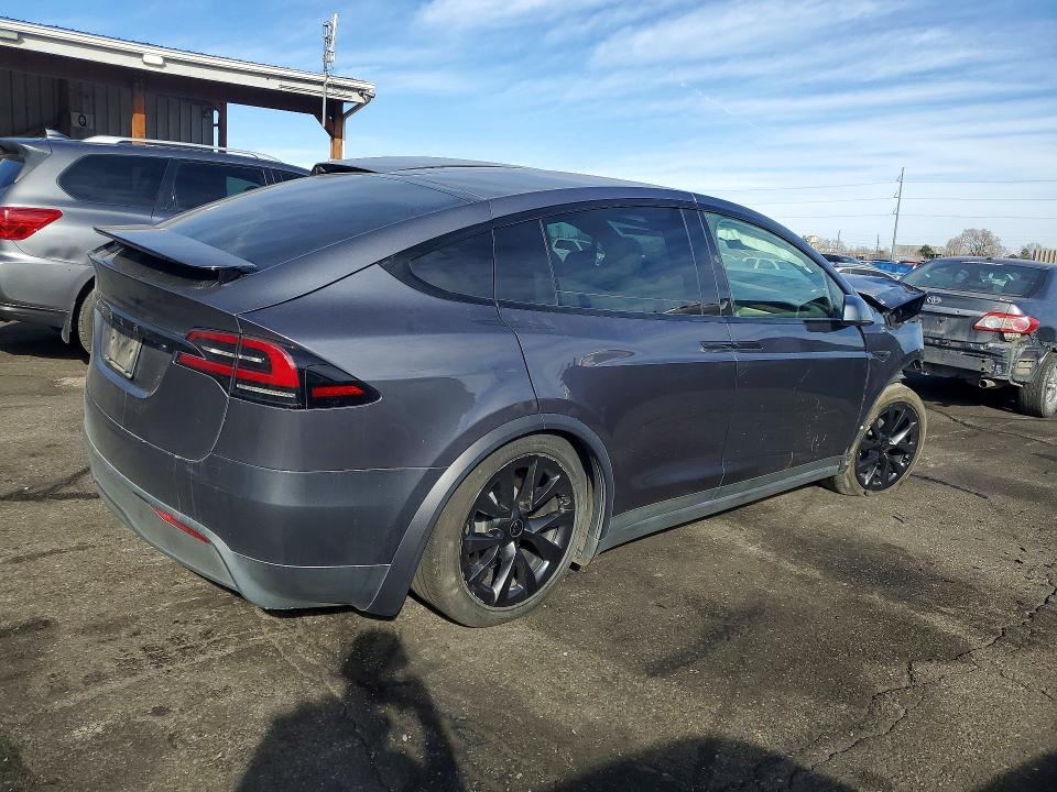 2023 Tesla Model x VIN 7SAXCBE53PF416192 COPART salvage auction — FRONT END, Co - Public - Salvage Title, sold $14,500 on 2026-08-20 (photo 3)