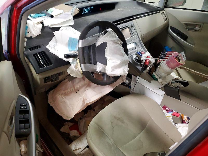 2013 Toyota Prius VIN JTDKN3DU1D1707617 COPART salvage auction — FRONT END, Mn - Cert Of Title-Salvage, sold $925 on 2026-07-02 (photo 8)