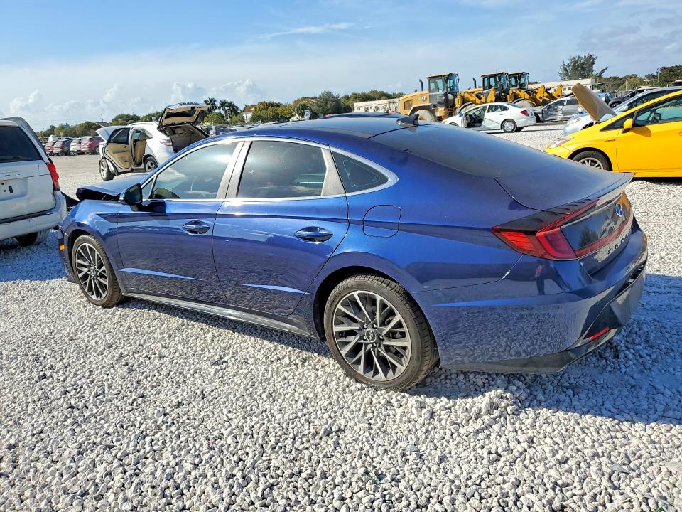 2021 Hyundai Sonata VIN 5NPEH4J2XMH132617 COPART salvage auction — FRONT END, Fl - Certificate Of Destruction, sold $4,150 on 2026-07-10 (photo 2)