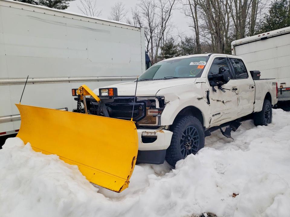 2022 Ford F-350 super duty VIN 1FT8W3BT3NEE29556 COPART salvage auction — SIDE, Ma - Cert Of Title-Salvage, sold $10,700 on 2026-07-27 (photo 1)