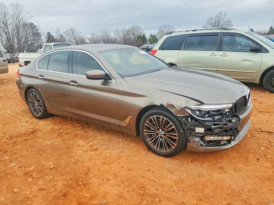 2018 BMW 5 series VIN WBAJB1C58JB374757 COPART salvage auction — FRONT END, NC - SALVAGE CERTIFICATE OF TITLE, sold $13,500 on 2026-07-27 (photo 4)