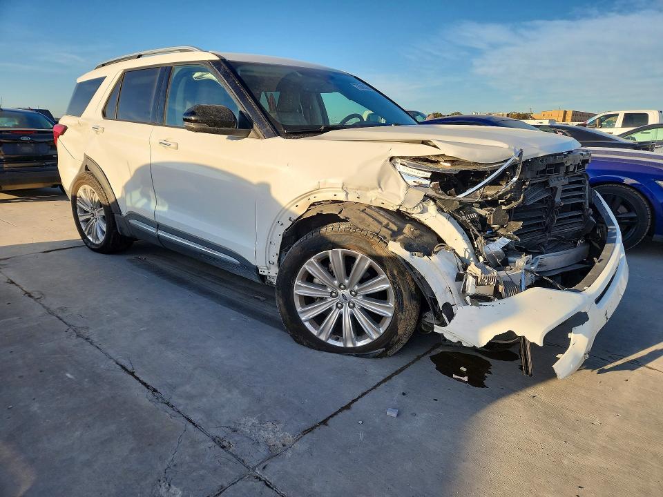 2020 Ford Explorer VIN 1FMSK7FH2LGA14367 COPART salvage auction — FRONT END, Tx - Salvage Vehicle Title, sold $3,900 on 2026-07-09 (photo 4)