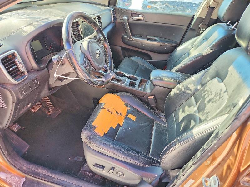 2017 Kia Sportage VIN KNDPN3AC9H7108243 COPART salvage auction — FRONT END, Oh - Cert Of Title-Salvage, sold $1,750 on 2026-07-08 (photo 7)