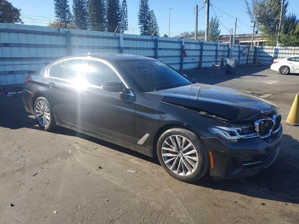 2023 BMW 5er VIN WBA53BH00PCN00730 COPART salvage auction — REAR END, Salvage Title, sold $12,800 on 2026-07-13 (photo 4)