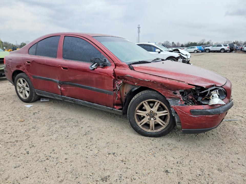 2002 Volvo S60 VIN YV1RS61R122170306 COPART salvage auction — FRONT END, Va - Cert Of Title - Salvage, sold $325 on 2026-07-15 (photo 4)