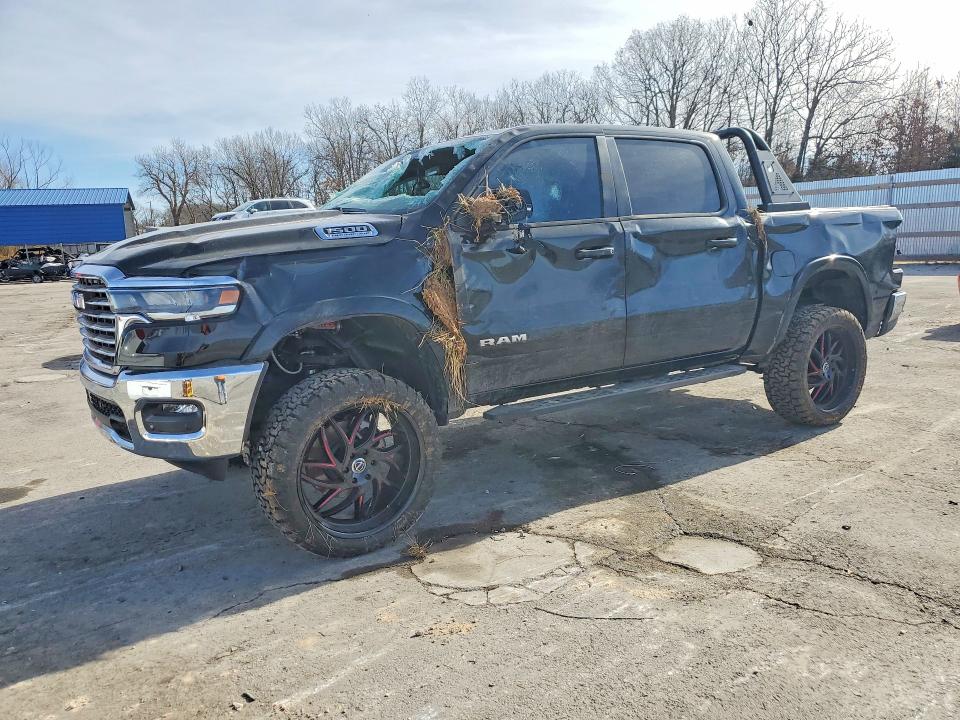 2026 Ram 1500 VIN 1C6SRFJP8TN175768 COPART salvage auction — Rollover, OK - CERT OF TITLE-SALVAGE, sold $19,800 on 2026-05-06 (photo 1)