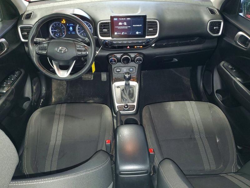 2021 Hyundai Venue VIN KMHRC8A31MU105338 COPART salvage auction — FRONT END, In - Cert Of Title-Salvage Title, sold $550 on 2026-07-20 (photo 8)
