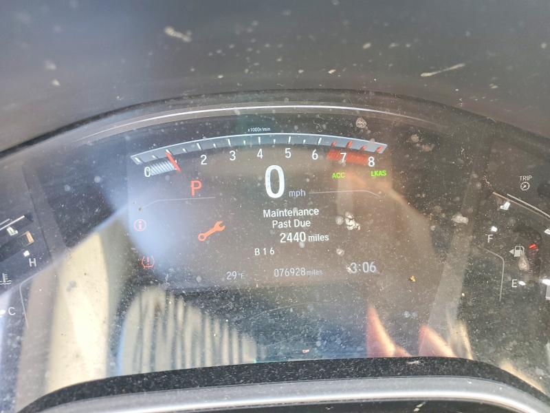 2021 Honda Cr-v VIN 5J6RW2H8XMA001145 COPART salvage auction — SIDE, Oh - Cert Of Title-Salvage, sold $12,700 on 2026-07-29 (photo 9)