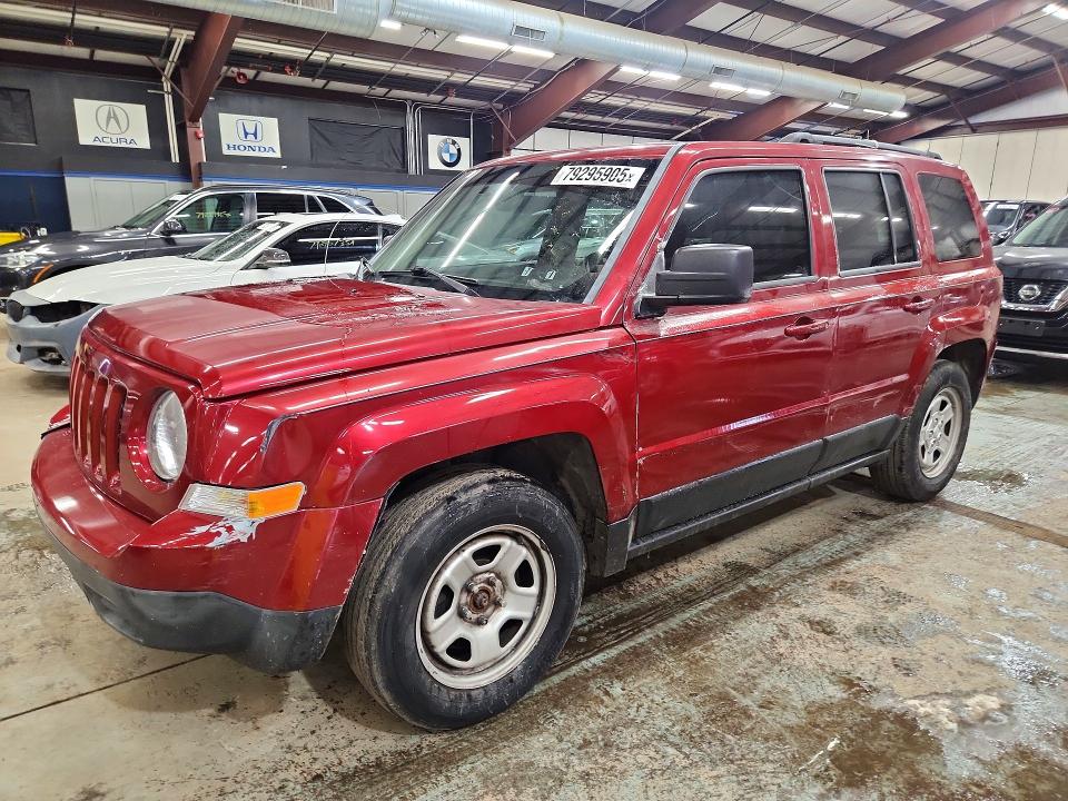 2016 Jeep Patriot VIN 1C4NJPBBXGD561593 COPART salvage auction — FRONT END, Va - Certificate Of Title, sold $1,100 on 2026-07-09 (photo 1)