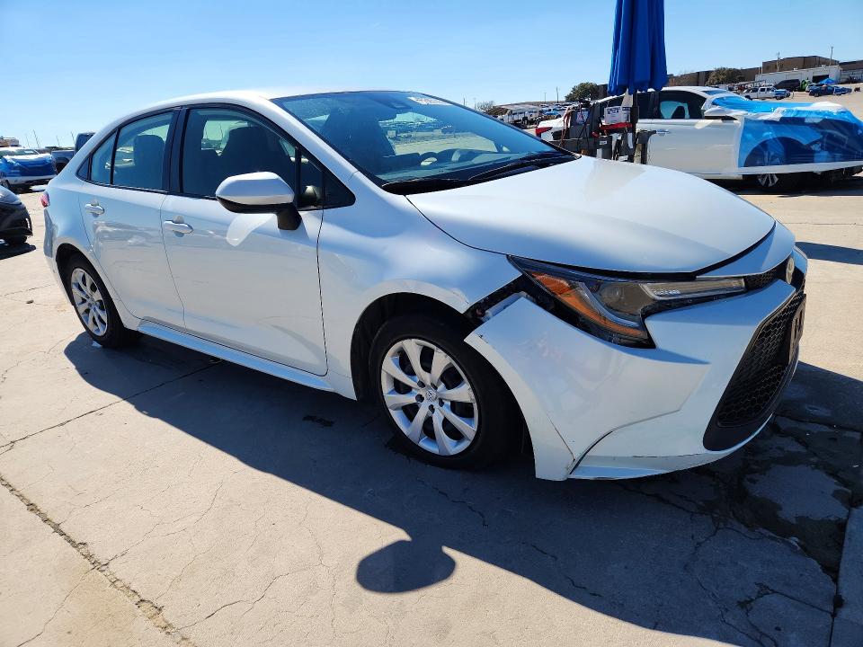 2022 Toyota Corolla VIN JTDEPMAE7NJ191369 COPART salvage auction — FRONT END, Tx - Certificate Of Title, sold $200 on 2026-07-23 (photo 4)