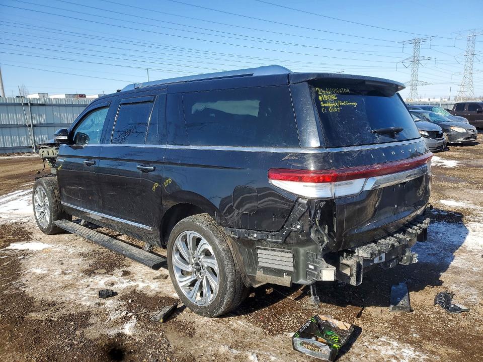2024 Lincoln Navigator VIN 5LMJJ3NG6REL12471 COPART salvage auction — FRONT END, Il - Salvage Certificate, sold $24,800 on 2026-07-28 (photo 2)