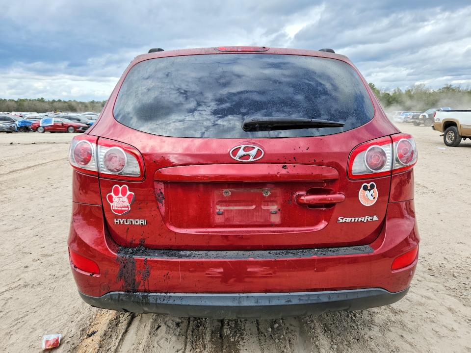 2011 Hyundai Santa fe VIN 5XYZG3AB0BG005250 COPART salvage auction — ENGINE BURN, FL - CERTIFICATE OF DESTRUCTION, sold $10 on 2026-07-17 (photo 6)