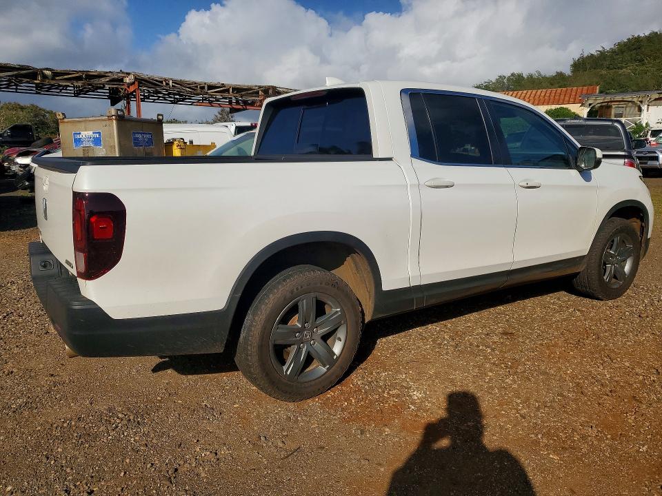 2022 Honda Ridgeline VIN 5FPYK3F53NB034161 COPART salvage auction — SIDE, Hi - Certificate Of Salvage, sold $375 on 2026-07-27 (photo 3)