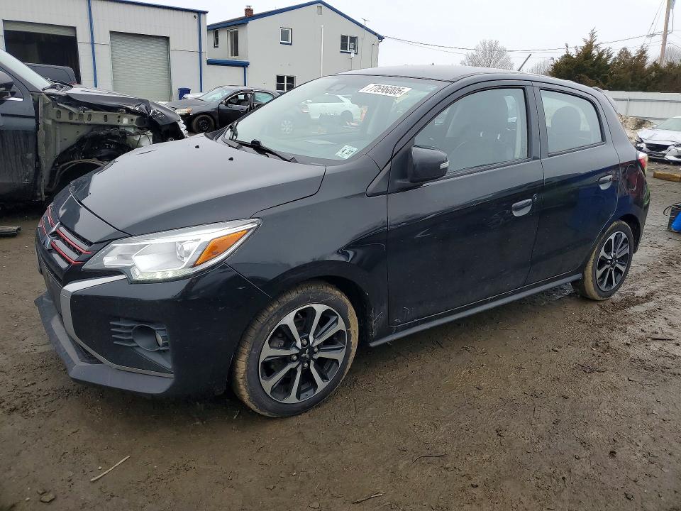 2022 Mitsubishi Mirage VIN ML32AWHJ2NH001202 COPART salvage auction — FRONT END, Nj - Cert Of Title-Salvage, sold $2,350 on 2026-07-27 (photo 1)