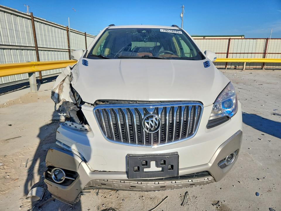 2014 Buick Encore VIN KL4CJGSB9EB557187 COPART salvage auction — FRONT END, Tx - Salvage Vehicle Title, sold $950 on 2026-07-10 (photo 5)