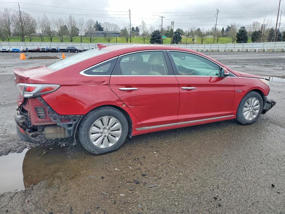 2016 Hyundai Sonata VIN KMHE24L10GA012239 COPART salvage auction — FRONT END, Or - Lien Papers Salvage, sold $725 on 2026-07-20 (photo 3)