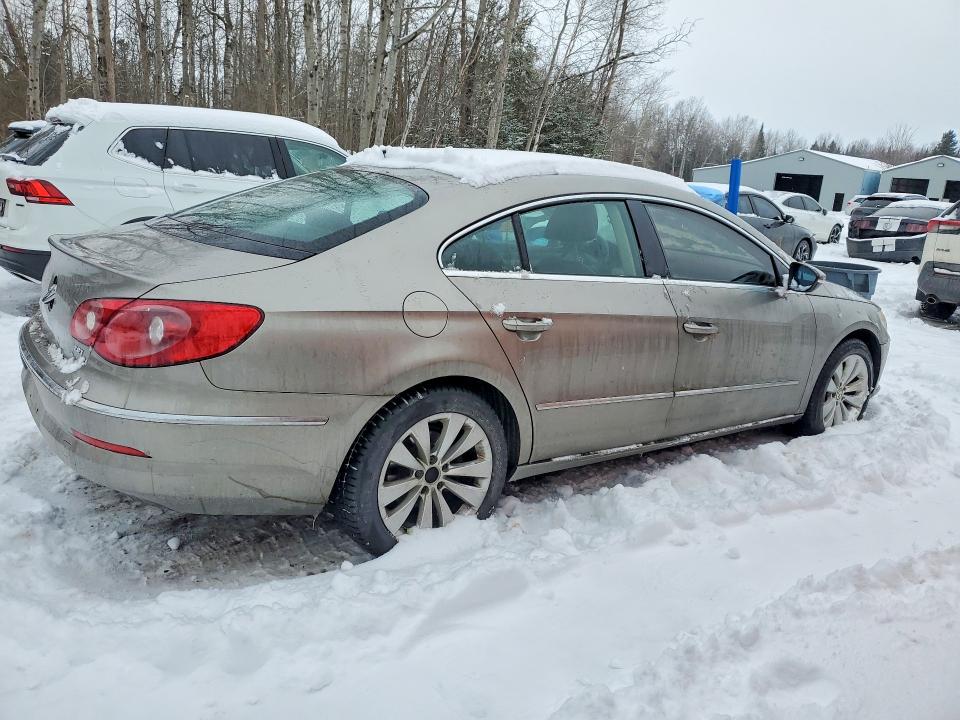 2010 Volkswagen Passat cc VIN WVWML9AN3AE511259 COPART salvage auction — FRONT END, On - Permit No Brand - Unfit, sold $225 on 2026-08-11 (photo 3)