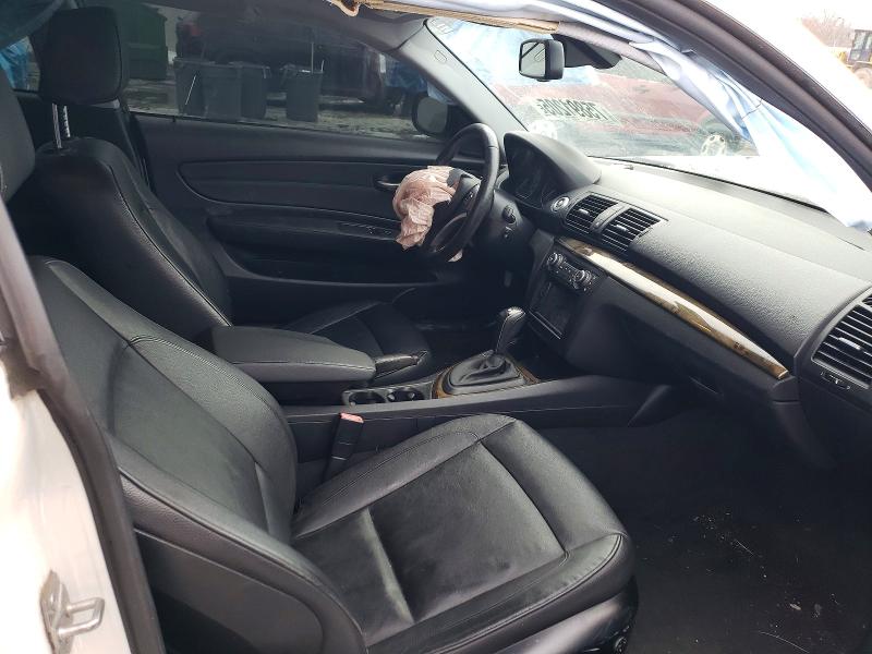 2012 BMW 1 series VIN WBAUP9C5XCVL91865 COPART salvage auction — FRONT END, Nj - Cert Of Title-Salvage, sold $450 on 2026-07-07 (photo 8)