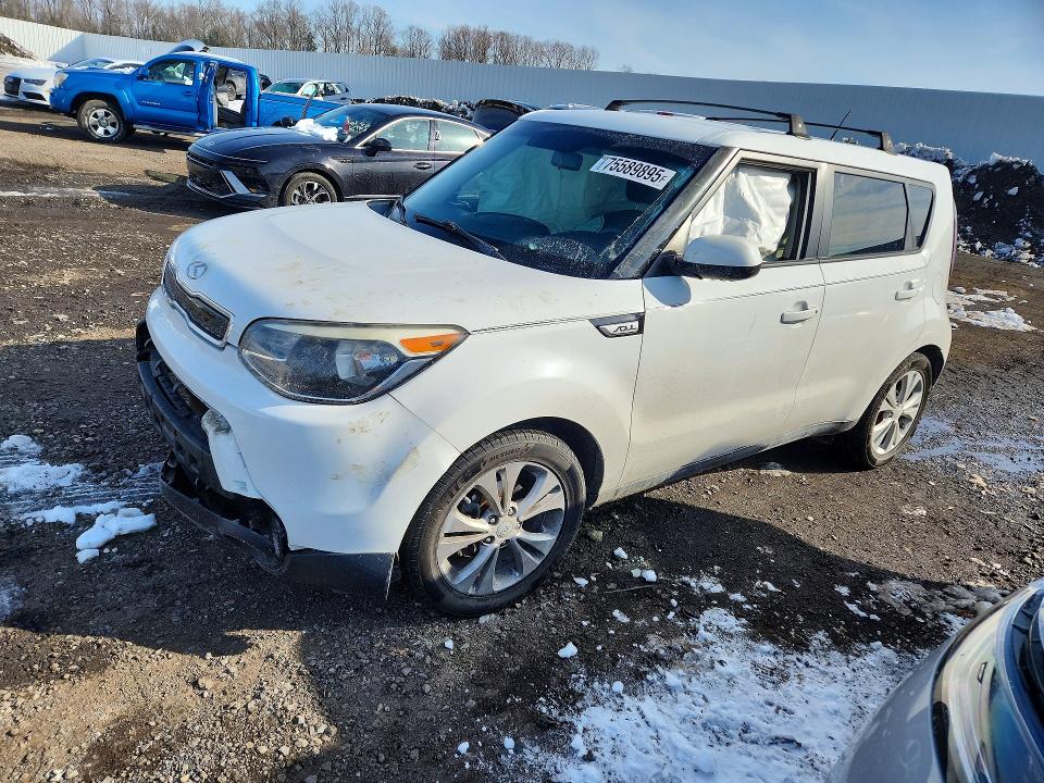2015 Kia Soul VIN KNDJP3A52F7793703 COPART salvage auction — FRONT END, Md - Cert Of Salvage > 75% Damage, sold $725 on 2026-07-14 (photo 1)
