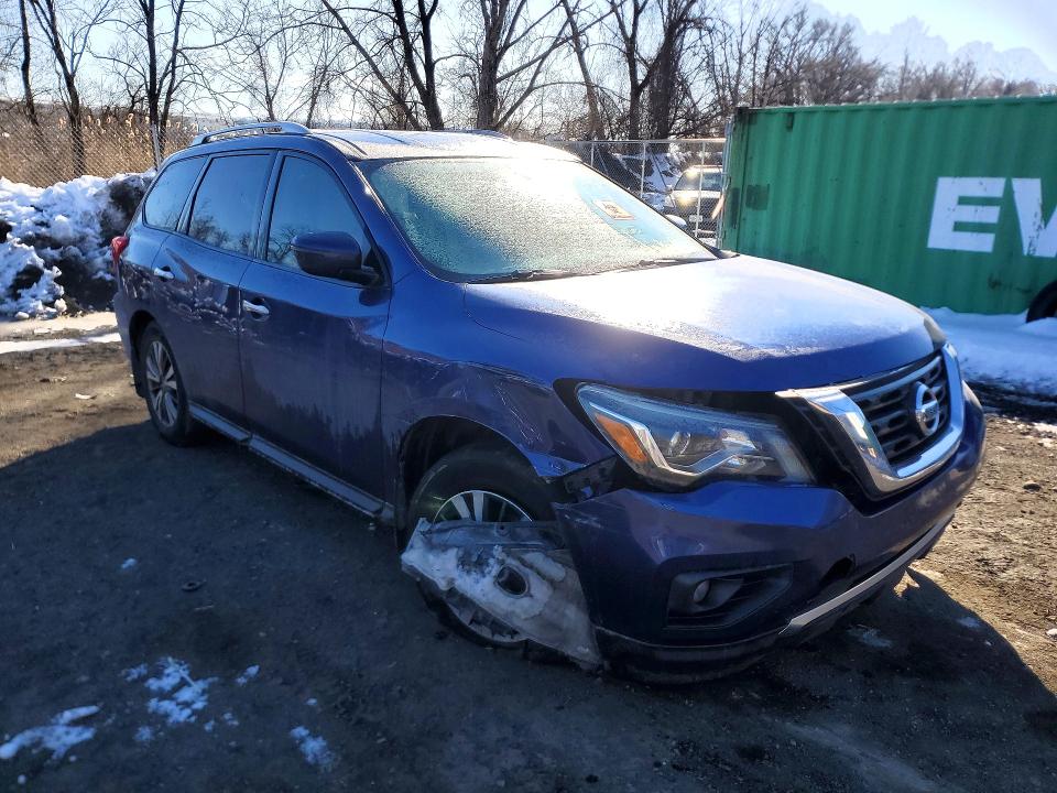2018 Nissan Pathfinder VIN 5N1DR2MN7JC646706 COPART salvage auction — FRONT END, Nc - Salvage Certificate Of Title, sold $325 on 2026-07-28 (photo 4)