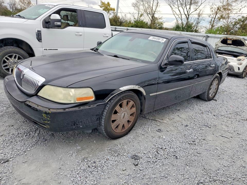 2003 Lincoln TOWN CAR VIN 1LNHM83W13Y630827 COPART salvage auction — SIDE, Va - Cert Of Title-Salvage History, sold $450 on 2026-07-10 (photo 1)
